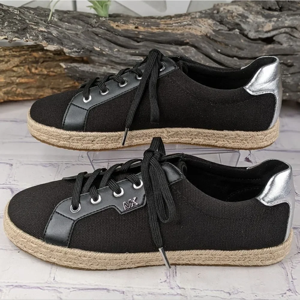 NWT Michael Kors Libby Lace-Up Espadrilles
